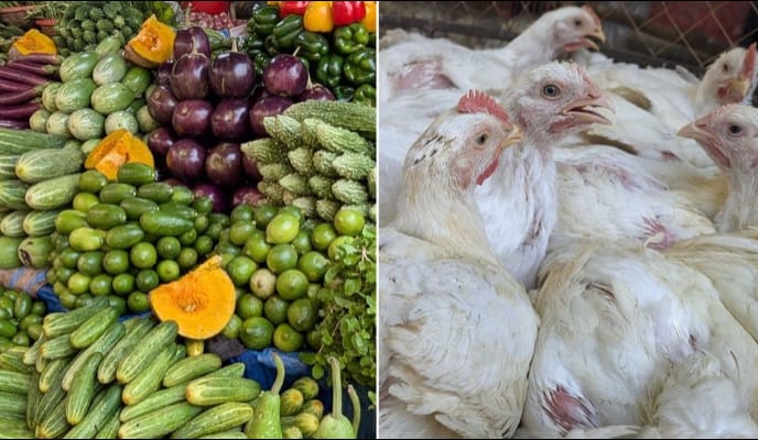 মুরগির দাম কমলেও এখনো অস্থির সবজি বাজার
