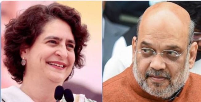 আপনার কূট চাল দেখলে চাণক্যও লজ্জা পেতেন’ অমিত শাহকে কটাক্ষ করে প্রিয়াঙ্কা