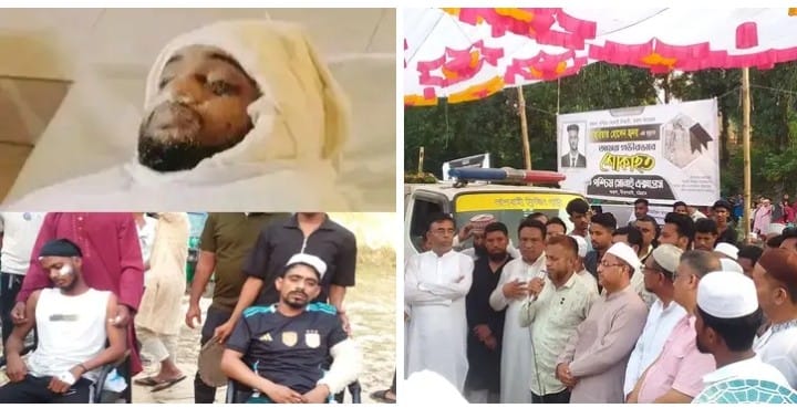 চট্টগ্রামের মীরসরাইয়ের করেরহাটে অবৈধ কর্মে বাধা দেয়ায় সন্ত্রাসী হামলায় নিহত ছাত্রদল হ্রদয়ের দাফন সম্পন্ন