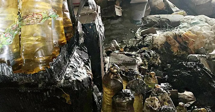 পবার টিসিবি গুদামে আগুন, পুড়েছে তেল-ডাল-চিনিসহ বিপুল পণ্য