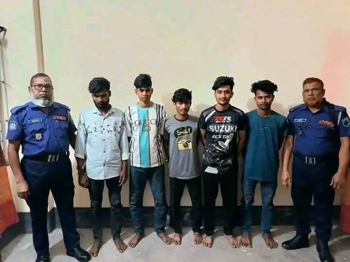 লালপুরে প্রবাসী ও সাধারন ব্যবহার কারীদের আই ডি হ্যাকিং চক্রের ৫ সদস্য গ্রেফতার”