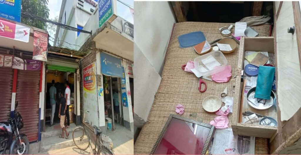 লালপুরে থানার সামনেই দুঃসাহসিক চুরি: ১০ লাখ টাকার অলংকার চুরি