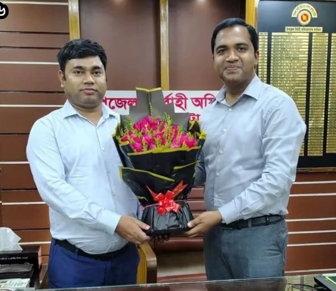 লালপুরে নবাগত ইউএনও মোঃ বরকত উল্লাহ’র যোগদান”