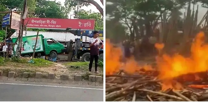চট্টগ্রামের সীতাকুণ্ডের বাঁশবাড়িয়ায় সড়ক দুর্ঘটনার ২ স্কুল ছাত্রী আহত, প্রতিবাদে ঘন্টাধিক সময় সড়ক অবরোধ, লক্ষাধিক টাকার গুড়ো দুধ লুট