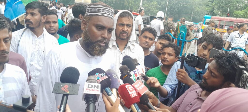 ভোটাধিকার বাঁচাও- গণতন্ত্র বাঁচাও এর দাবী নিয়ে-বিশাল মিছিল ও ডেপুটেশন।