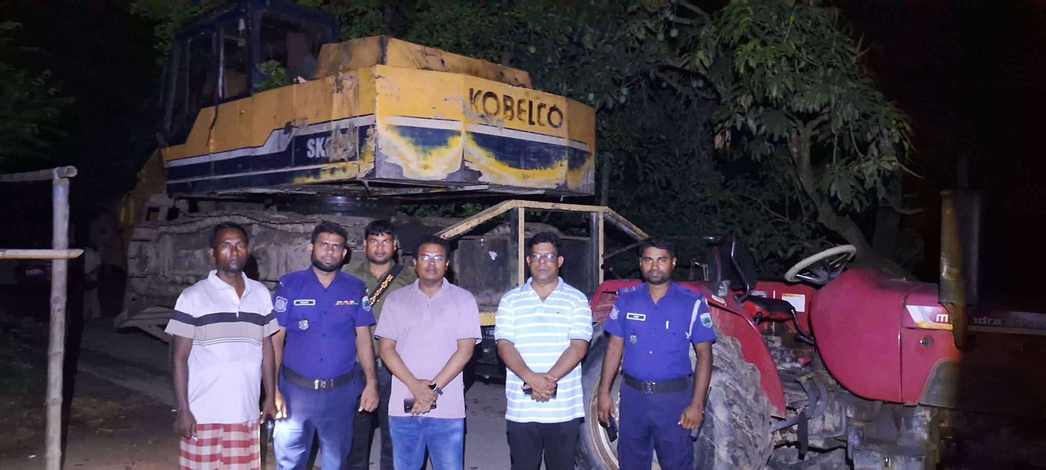 লালপুরে গভীর রাতে প্রশাসনের অভিযান: অবৈধ মাটি কাটার অপরাধে ২ জনের ২ লাখ টাকা জরিমানা”