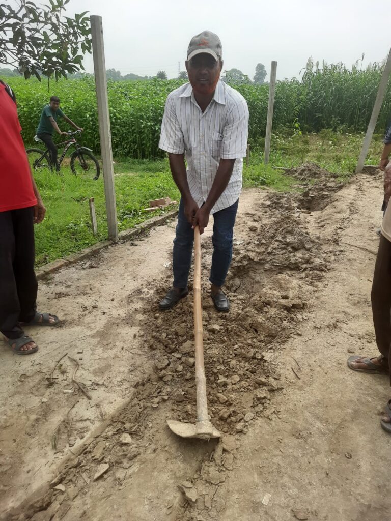 গোপালপুরে পশ্চিম কালু পাড়া বেসরকারি প্রাথমিক বিদ্যালয়ের নতুন ভবনের ভিত্তিপ্রস্তর স্থাপন​”