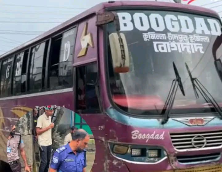 চাঁদপুরে বোগদাদ বাসচাপায় নারী পথচারী নিহত