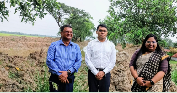 তানোরে বিএমডিএ’র খাল পরিদর্শনে ডিসি