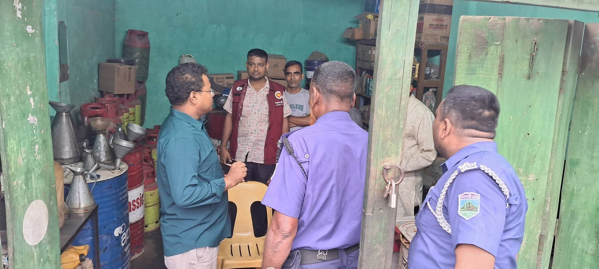 লালপুরে বাজার মনিটরিং ও নিরাপদ খাদ্য নিশ্চিতে বিশেষ অভিযান, দুই হোটেলকে জরিমানা​”
