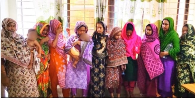 সিরাজগঞ্জে ছিনতাইচক্রের ১১ নারী সদস্য গ্রেপ্তার