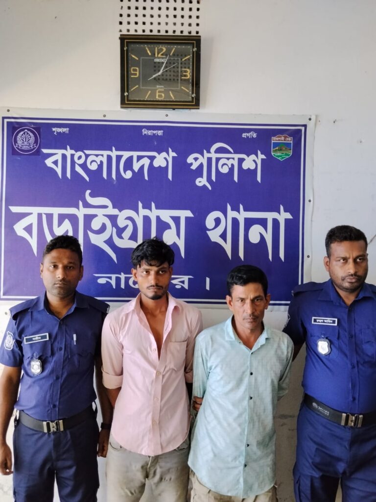 বড়াইগ্রামে ২৭২ পিস ইয়াবাসহ দুই মাদক কারবারি গ্রেপ্তার