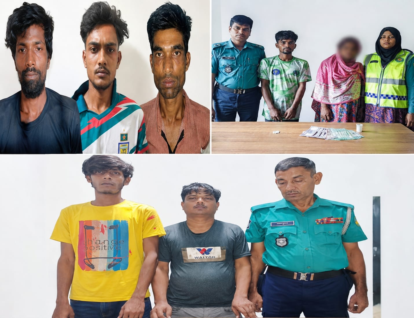 রাজশাহীতে পৃথক মাদকবিরোধী অভিযানে ৭ জন গ্রেপ্তার
