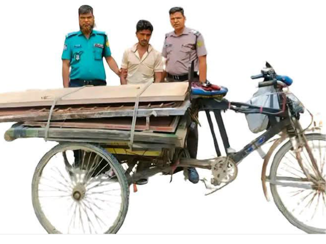 রাজশাহীতে চোরাই মালামালসহ ১ জন গ্রেপ্তার