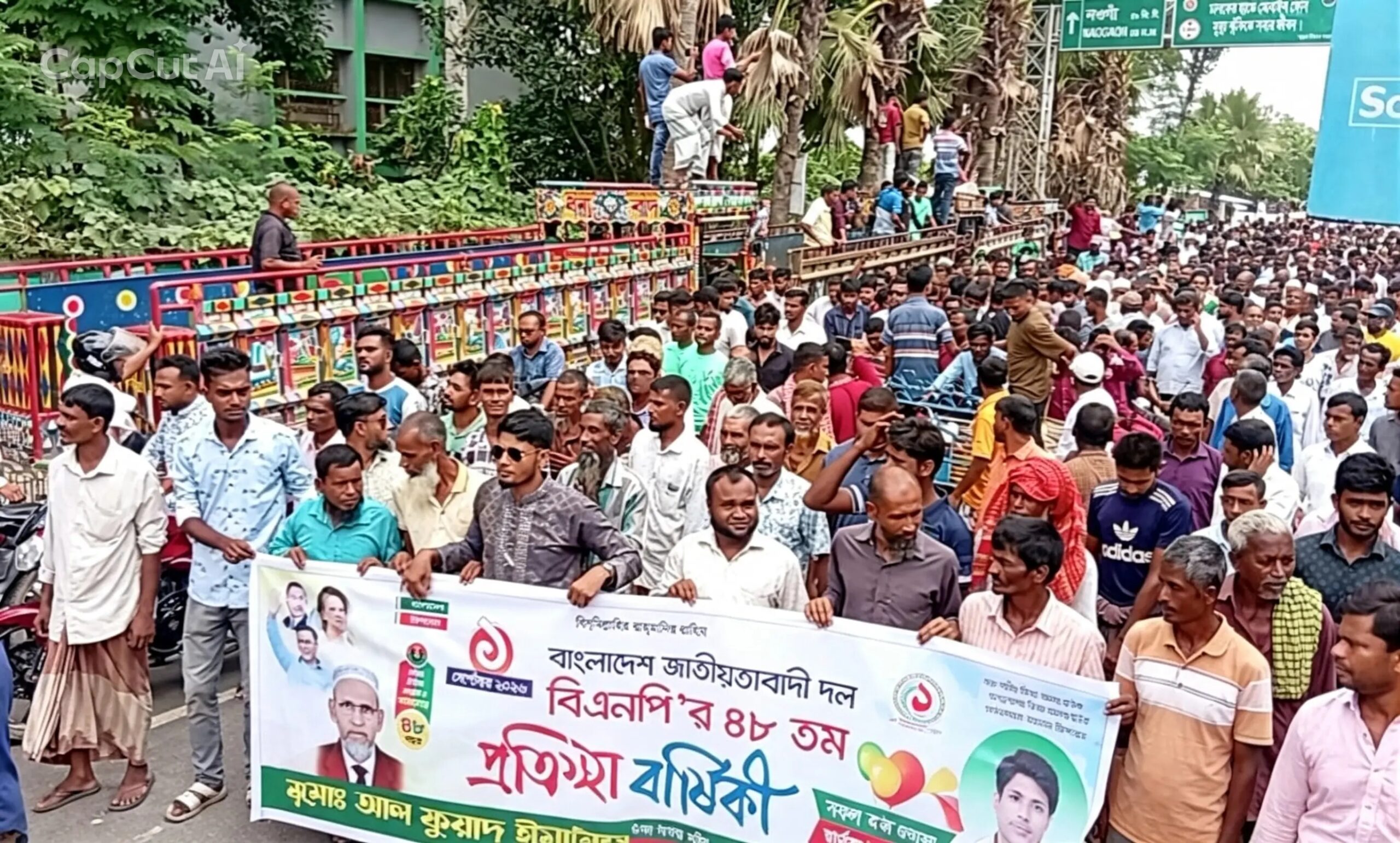 বিএনপির ৪৮তম প্রতিষ্ঠাবার্ষিকীতে শ্রীমন্তপুর ইউনিয়নে আলফুয়াদ ইমনের উদ্যোগে আনন্দ র‍্যালি