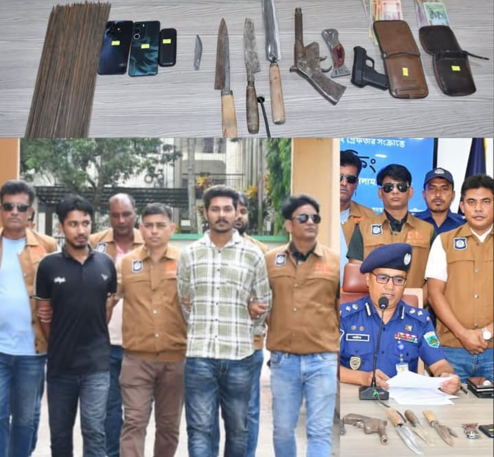 নওগাঁয় কিশোরগ্যাং ‘ব্ল্যাকহোল ক্লাব’-এর মূলহোতা সুলতান ও পারভেজ গ্রেপ্তার, অস্ত্র উদ্ধার