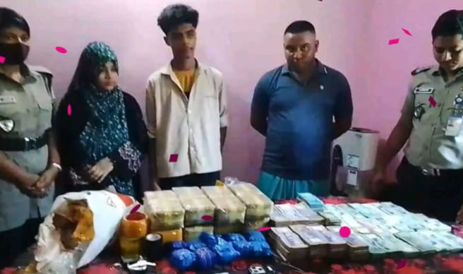 কক্সবাজারে ৯০ হাজার পিস ইয়াবা ও ৩৫ লাখ টাকা উদ্ধার, নারীসহ আটক ৩