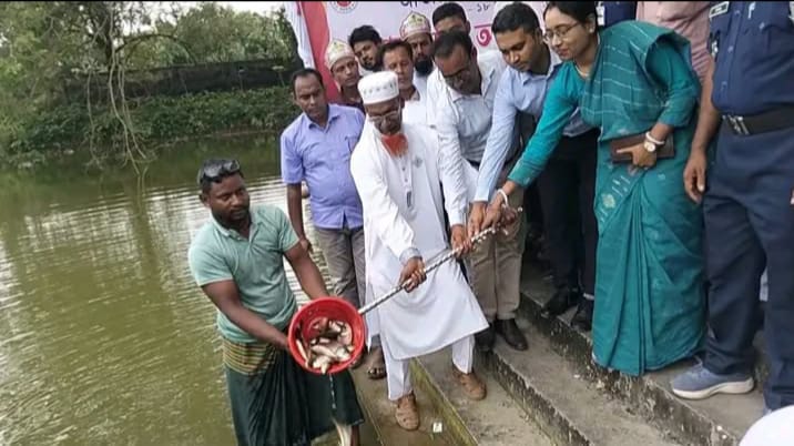 গাইবান্ধা ফুলছড়িতে জাতীয় মৎস্য পক্ষ-২০২৬ উদ্বোধন। 