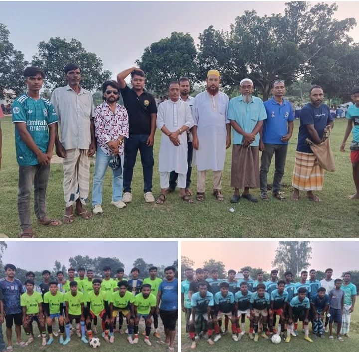 দিনব্যাপী জমজমাট খেলায় ফাইনালে তিলকুড়ী একাদশ ও লুঙ্গি একাদশ