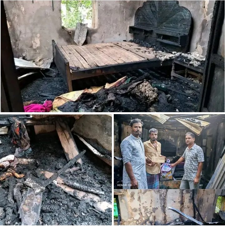 চট্টগ্রামের মীরসরাইয়ের করেরহাট’র গেড়ামারায় অগ্নিকাণ্ডে ৩ পরিবারের বশত:ঘর পুড়ে ২০ লক্ষাধিক টাকার ক্ষয়ক্ষতি