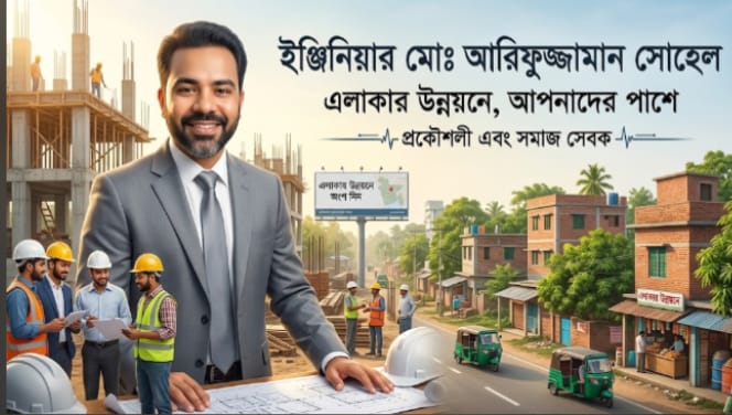 ​রাজশাহী সিটি করপোরেশনের ১৮ নম্বর ওয়ার্ডের কাউন্সিলর পদপ্রার্থী হিসেবে আলোচনা শীর্ষে ইঞ্জিনিয়ার মোঃ আরিফুজ্জামান সোহেল