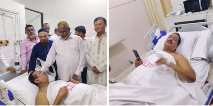 ​রাজশাহী মেডিকেল কলেজ হাসপাতালে চিকিৎসাধীন ভূমিমন্ত্রী মিজানুর রহমান মিনু: আশু আরোগ্য কামনায় দেশবাসীর কাছে দোয়া প্রার্থনা
