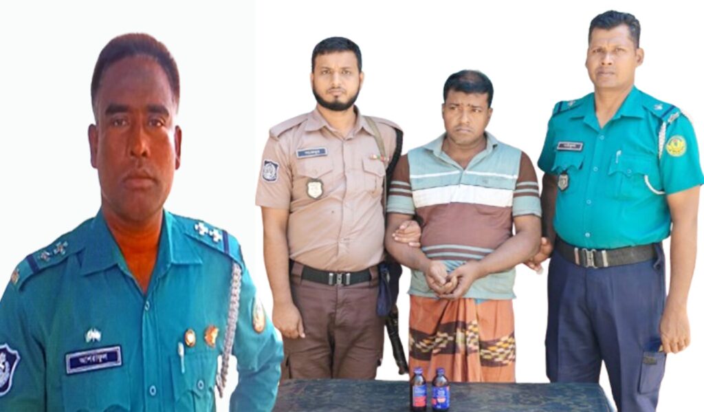 শীর্ষ মাদক ডিলার গ্রেফতার: ২ বোতল ভারতীয় সিরাপ দিয়ে আদালতে সোপর্দ করলো দামকুড়া থানা পুলিশ!